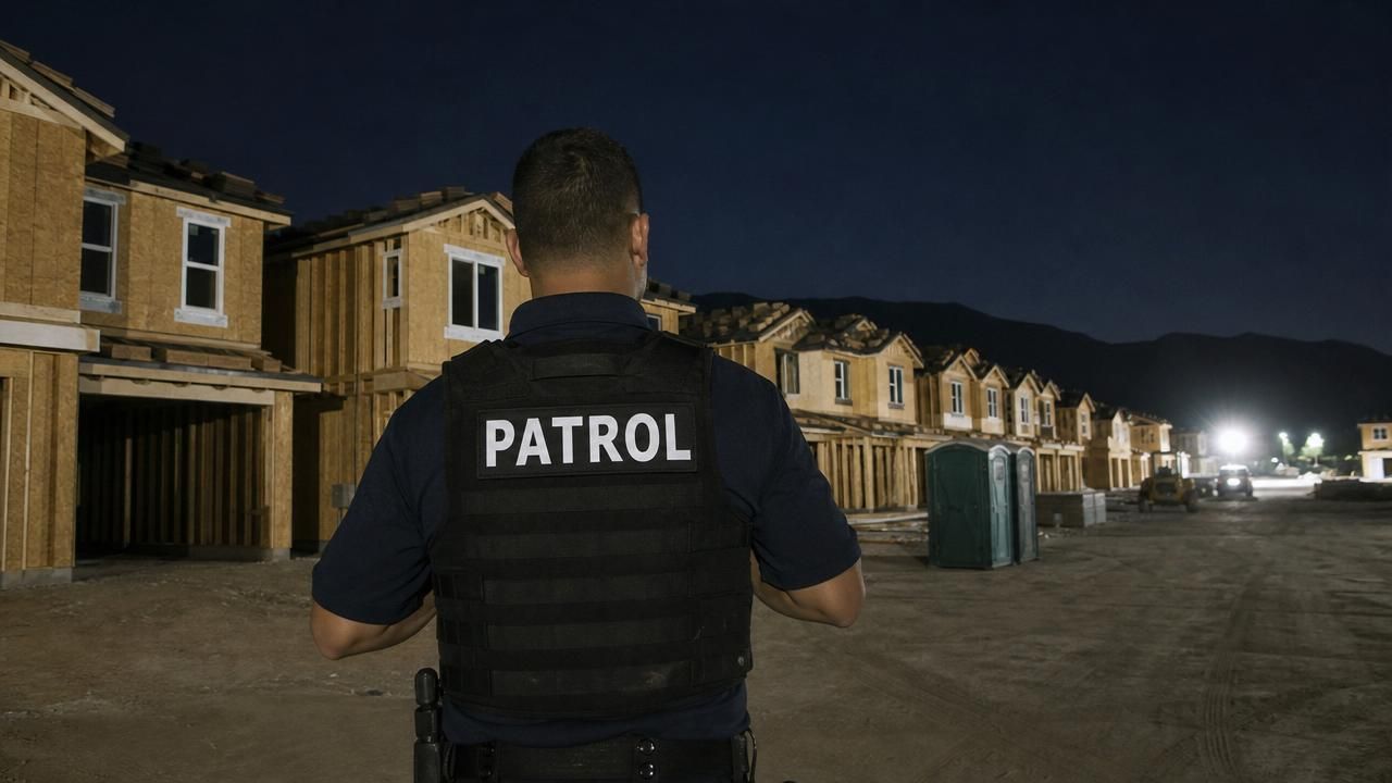 New development security near me Antelope — Stormhammer officer at new home subdivision, Antelope Rd, 95843